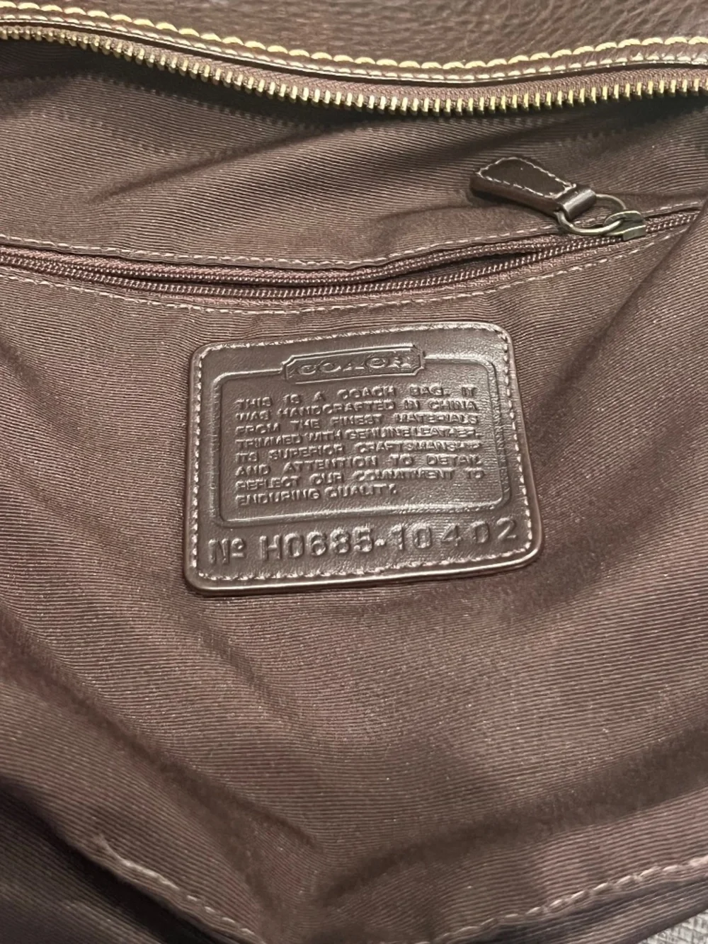 Coach Vintage Signature Bag 10402